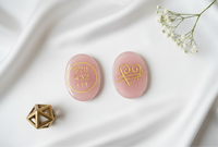 Rose Quartz Zibu Coin