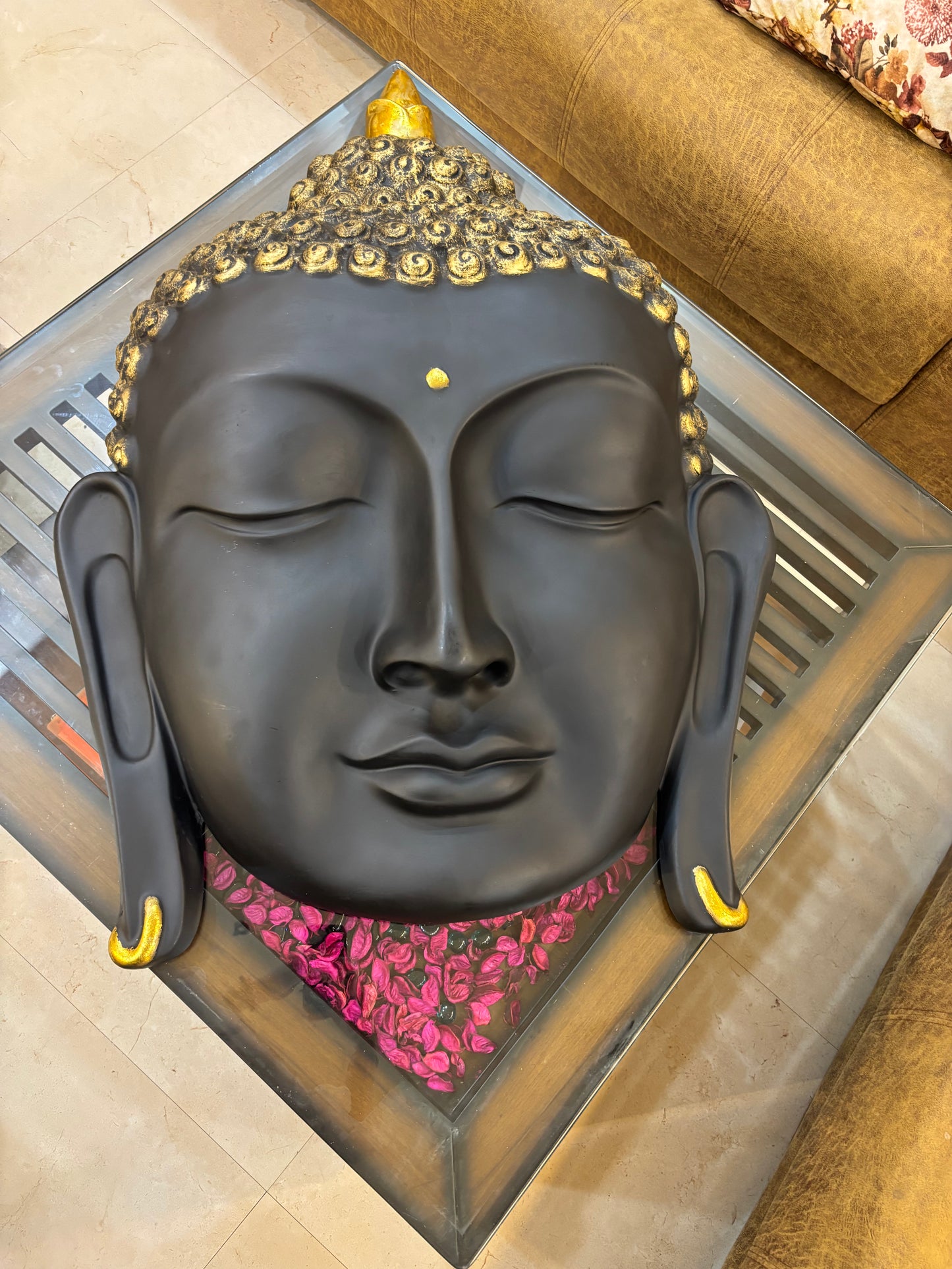 Buddha Face Wall Hanging 3-Feet