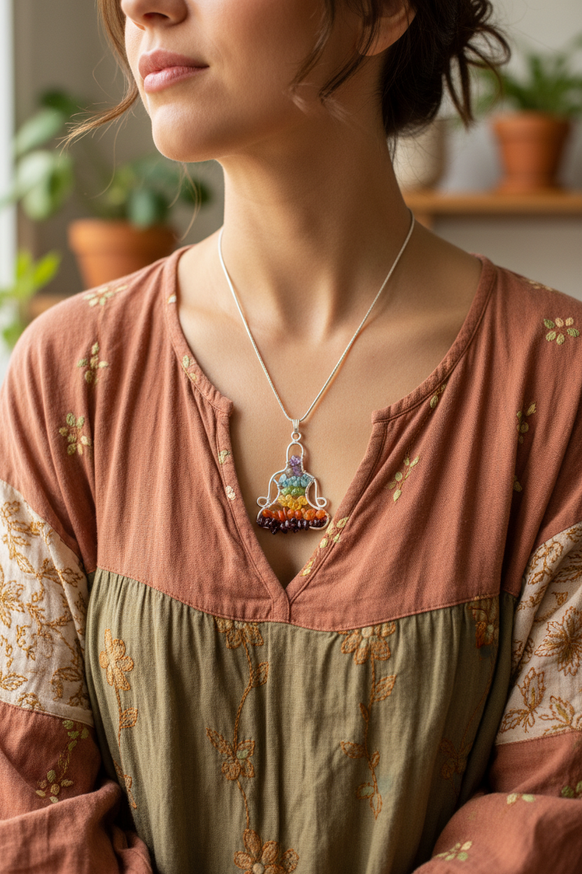 7 Chakra Sadhak pendant