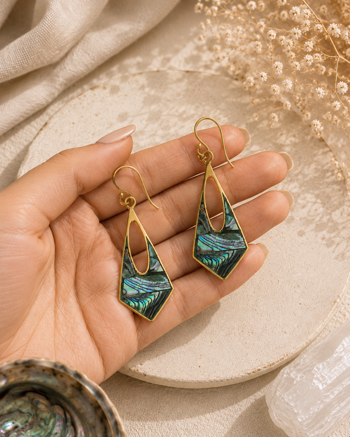 Abalone Aura Earrings