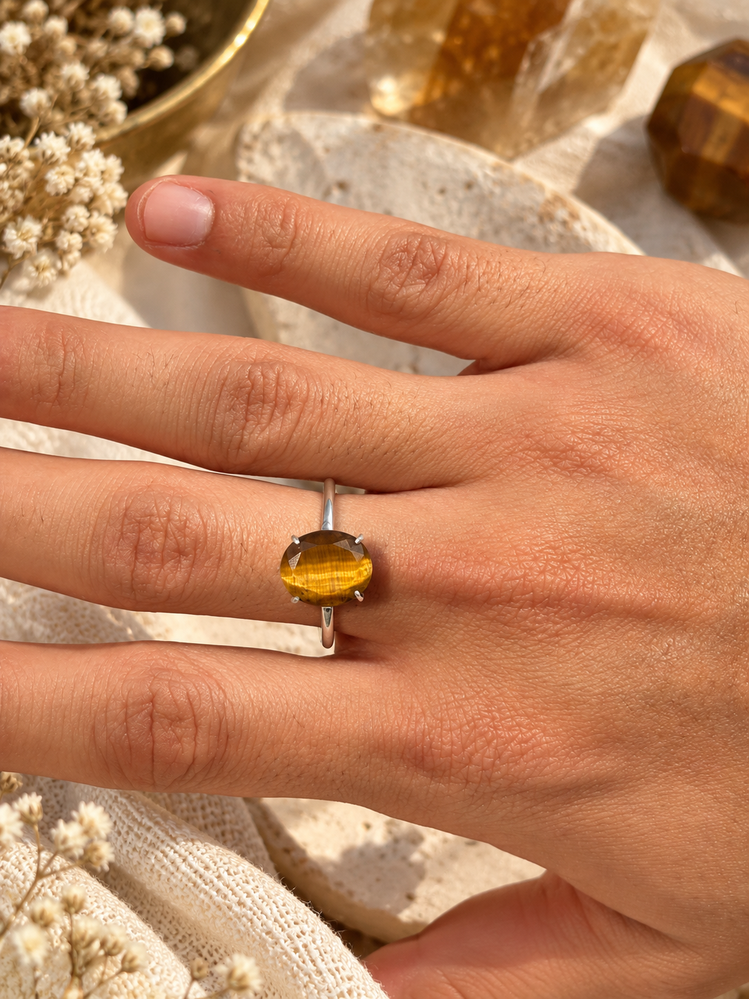 Tiger Eye Ring