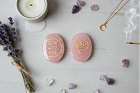 Rose Quartz Zibu Coin