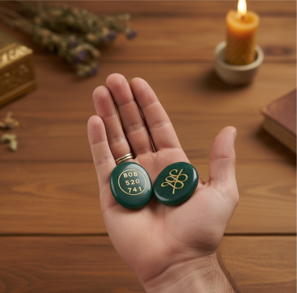 Green Jade Zibu Coin