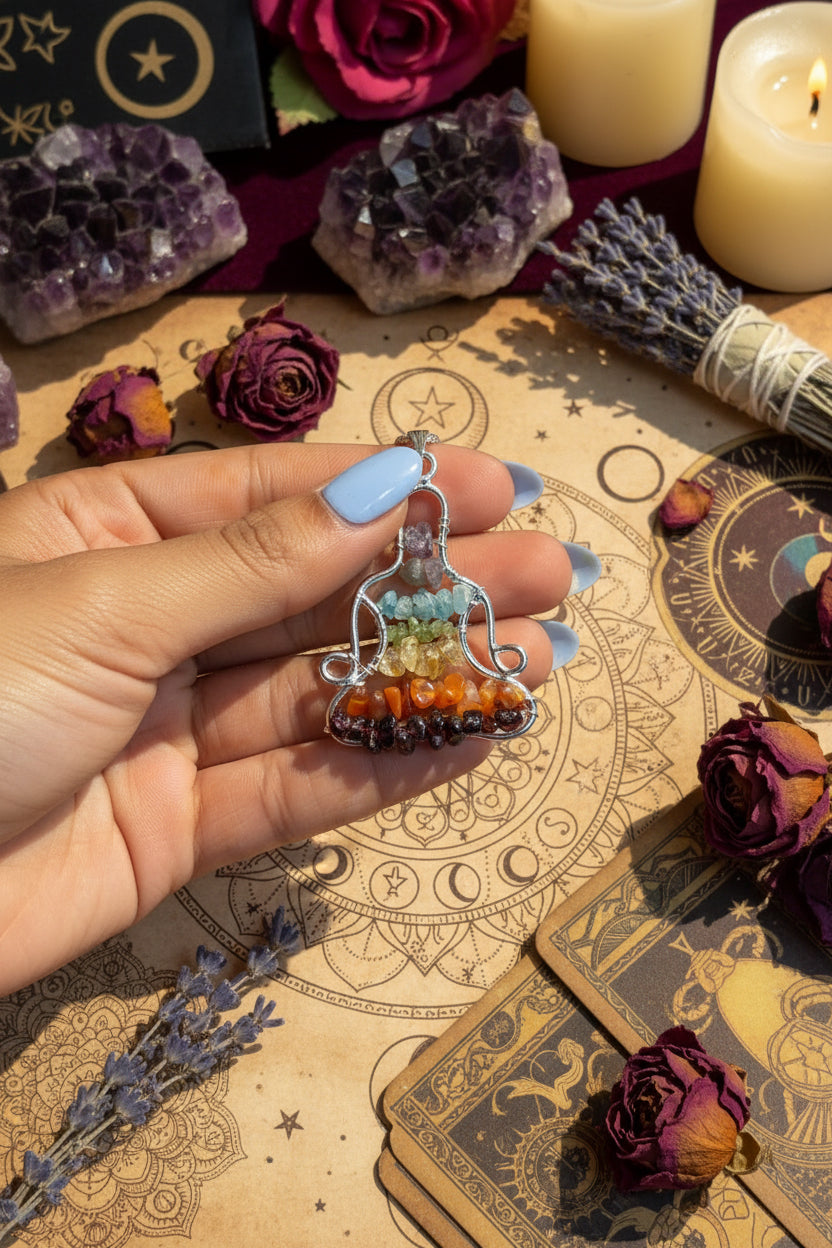 7 Chakra Sadhak pendant