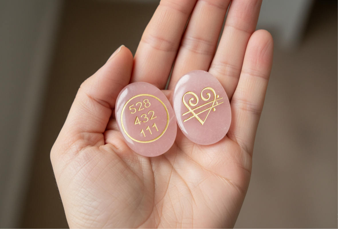 Rose Quartz Zibu Coin